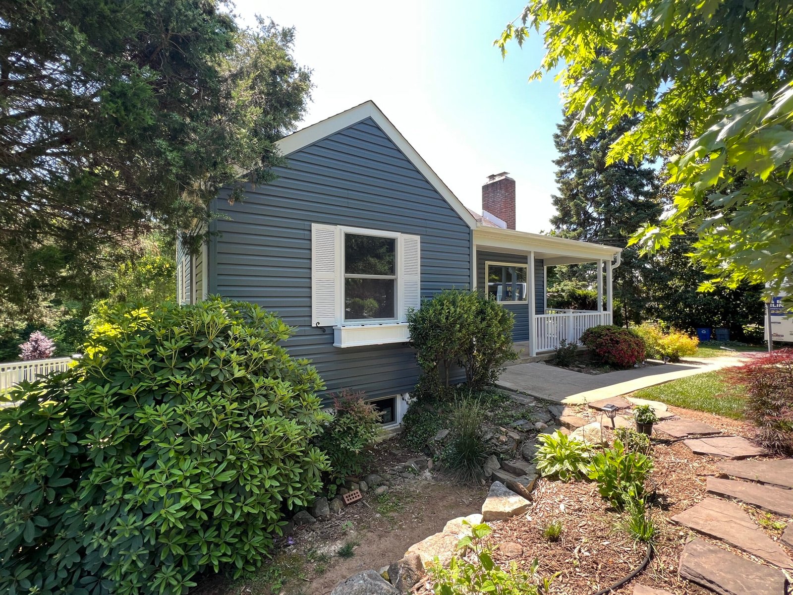 Double Hung windows and siding