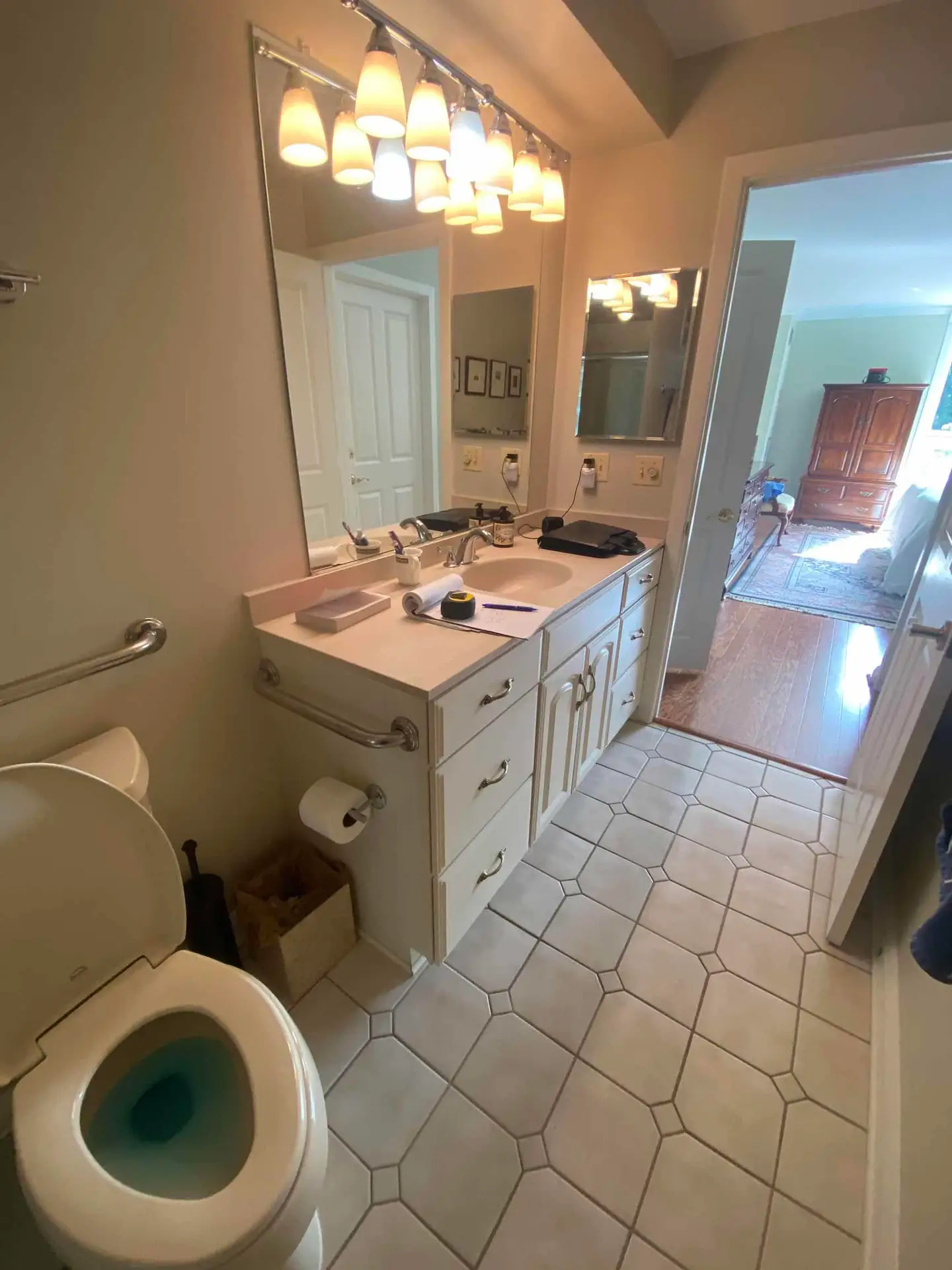 Master Bath Baltimore City Remodel Before