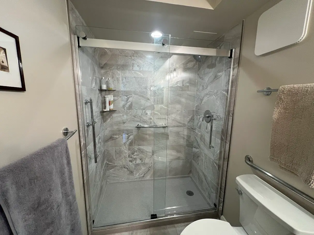 Master bath shower remodel in Baltimore city