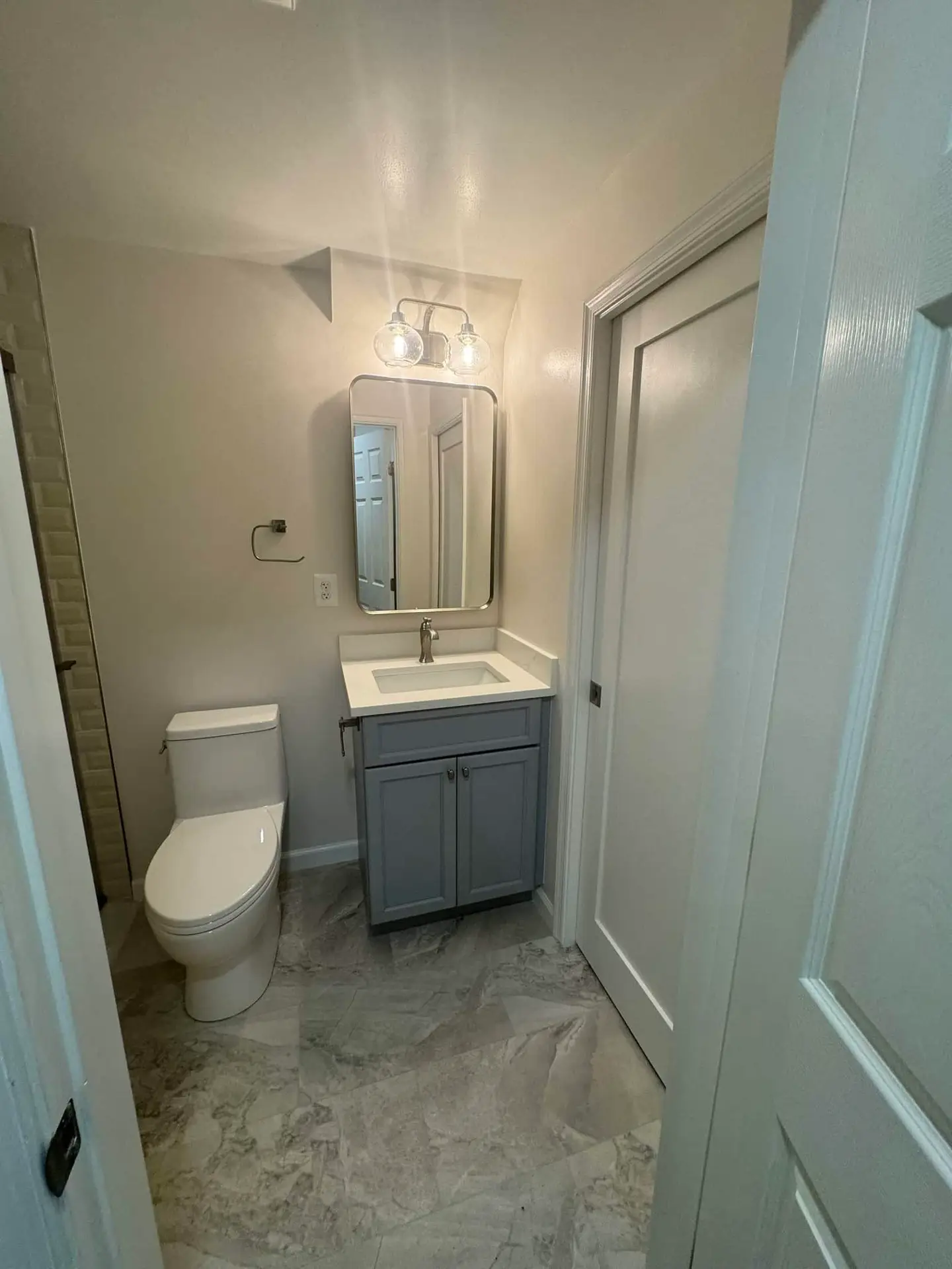 Basement Bathroom Addition Millersville MD Home Remodeling After