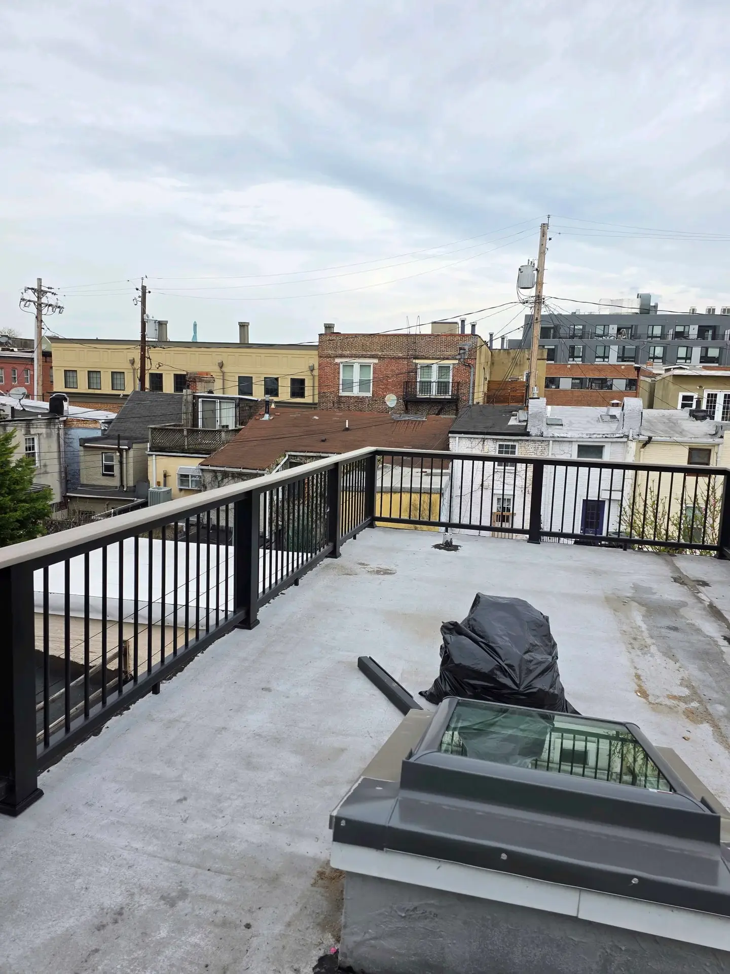 Total Home Renovation Baltimore City Rooftop Deck Railing AFTER Image