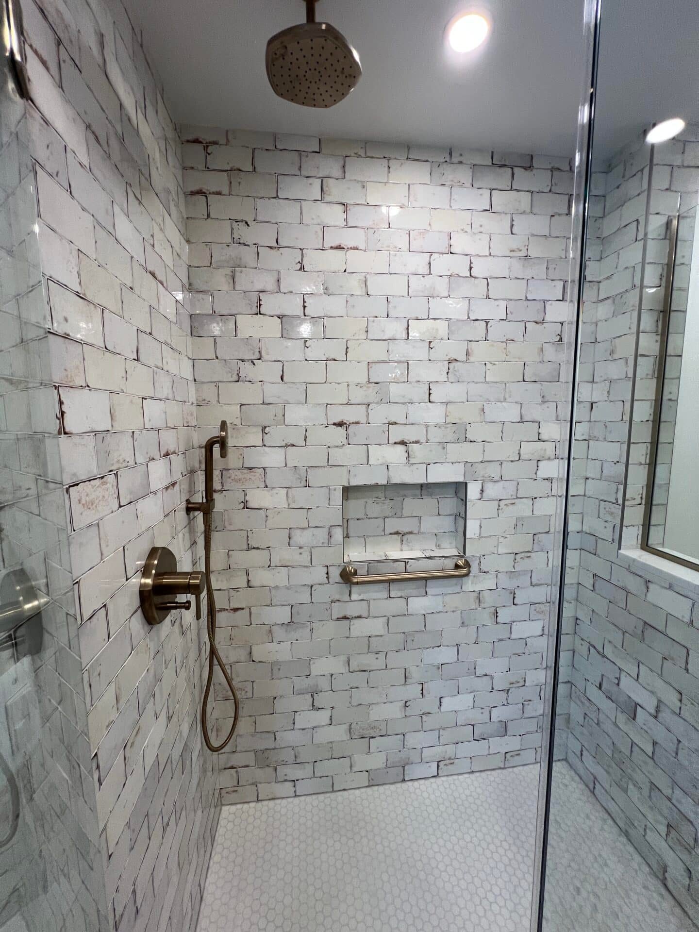 Bathroom renovation Fells Point MD tile shower AFTER IMAGE