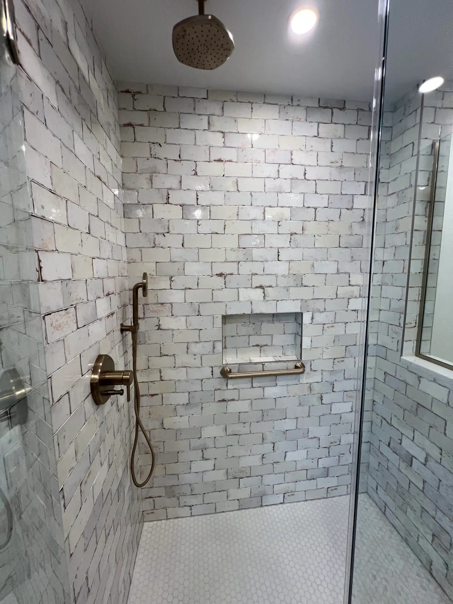Bathroom renovation Fells Point MD tile shower AFTER IMAGE