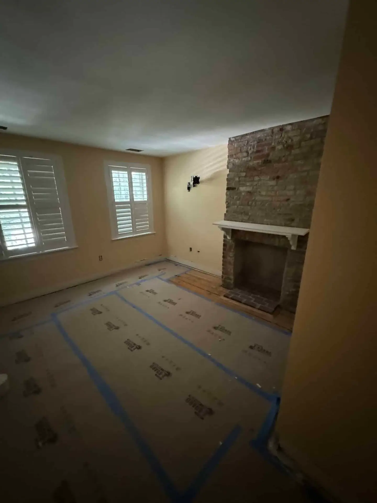 Hardwood Floor Refinishing in Baltimore City Before