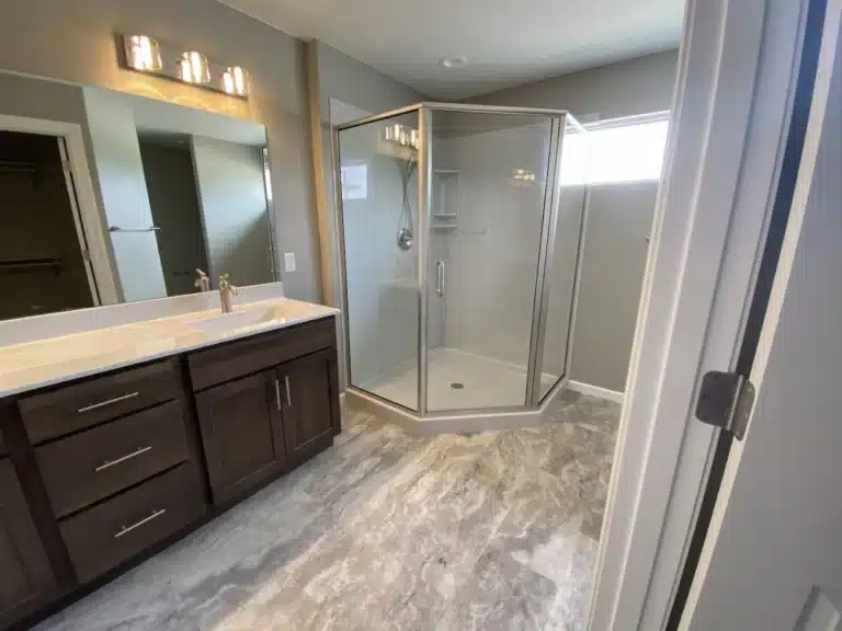 onyx neon angle shower