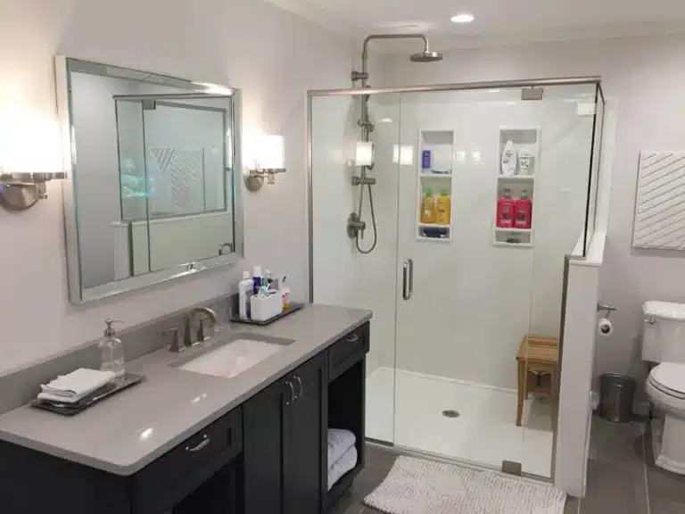 Onyx shower walls and base