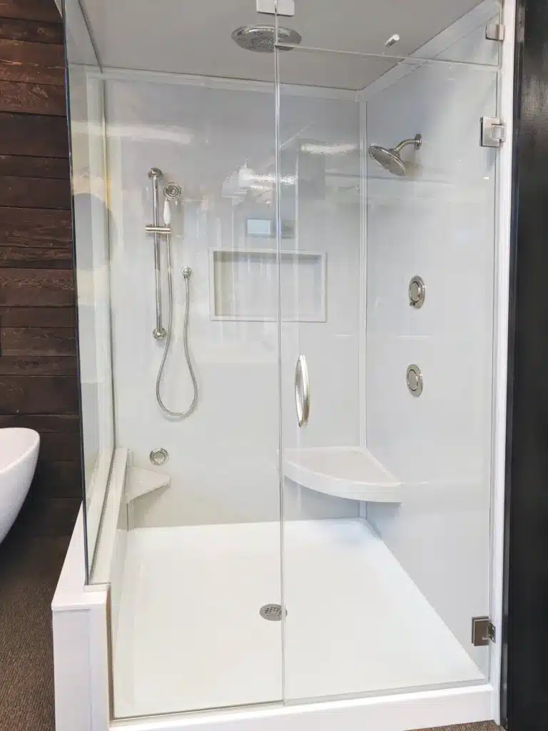 Onyx shower walls and base
