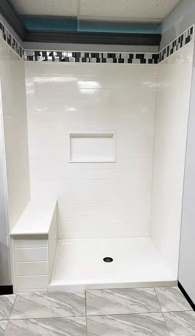 shower onyx walls